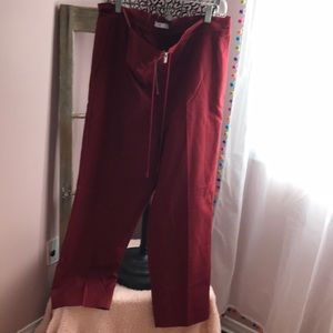 Rust colour dress pants size 8, MNG suit
